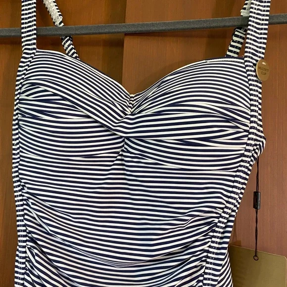 NWT NipTuck striped swimsuit - Picture 3 of 8